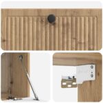 vidaXL Nástenná TV skrinka Nástenný Dub artisan 78,5 x 31 x 30 cm – Obrázok 9
