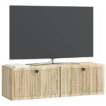 vidaXL Nástenná TV skrinka Dub sonoma 98 x 31 x 30 cm Kompozitné drevo – Obrázok 3