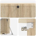 vidaXL Nástenná TV skrinka Dub sonoma 98 x 31 x 30 cm Kompozitné drevo – Obrázok 9
