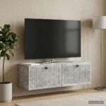 vidaXL Nástenná TV skrinka Nástenný Betónovo sivá 98 x 31 x 30 cm – Obrázok 4