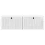 vidaXL Nástenná TV skrinka Biela s vysokým leskom 98 x 31 x 30 cm – Obrázok 6