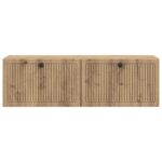 vidaXL Nástenná TV skrinka Nástenný Dub artisan 98 x 31 x 30 cm – Obrázok 6