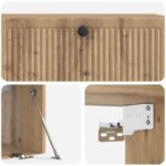 vidaXL Nástenná TV skrinka Nástenný Dub artisan 98 x 31 x 30 cm – Obrázok 9