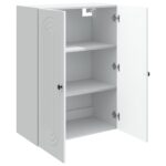 vidaXL Nástenná skrinka Biela 66 x 34,5 x 90 cm Kompozitné drevo – Obrázok 2
