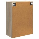 vidaXL Nástenná skrinka Dub sonoma 66 x 34,5 x 90 cm Kompozitné drevo – Obrázok 5