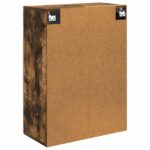 vidaXL Nástenná skrinka Dymový dub 66 x 34,5 x 90 cm Kompozitné drevo – Obrázok 5