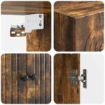 vidaXL Nástenná skrinka Dymový dub 66 x 34,5 x 90 cm Kompozitné drevo – Obrázok 6