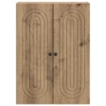 vidaXL Nástenná skrinka Dub artisan 66 x 34,5 x 90 cm Kompozitné drevo – Obrázok 3