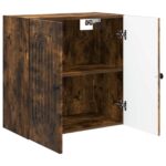 vidaXL Nástenná skrinka Dymový dub 59 x 31 x 60 cm Kompozitné drevo – Obrázok 2