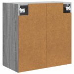 vidaXL Nástenná skrinka Sivý Sonoma 59 x 31 x 60 cm Kompozitné drevo – Obrázok 5