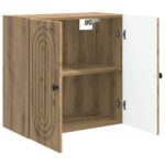 vidaXL Nástenná skrinka Dub artisan 59 x 31 x 60 cm Kompozitné drevo – Obrázok 2
