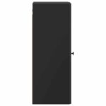 vidaXL Nástenná skrinka Čierna 33 x 34,5 x 90 cm Kompozitné drevo – Obrázok 4