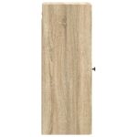 vidaXL Nástenná skrinka Dub sonoma 33 x 34,5 x 90 cm Kompozitné drevo – Obrázok 4