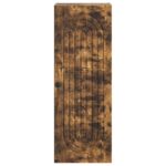 vidaXL Nástenná skrinka Dymový dub 33 x 34,5 x 90 cm Kompozitné drevo – Obrázok 3