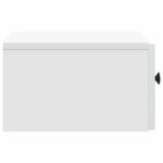 vidaXL Nástenná nočná skrinka Nástenný 2 pcs Biela 33 x 34,5 x 20 cm – Obrázok 6