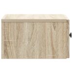 vidaXL Nástenná nočná skrinka so zásuvkou Dub sonoma 33 x 34,5 x 20 cm – Obrázok 5