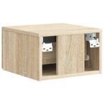 vidaXL Nástenná nočná skrinka so zásuvkou Dub sonoma 33 x 34,5 x 20 cm – Obrázok 6