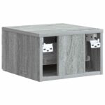 vidaXL Nástenná nočná skrinka Nástenný Sivá sonoma 33 x 34,5 x 20 cm – Obrázok 6