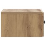 vidaXL Nástenná nočná skrinka Nástenný Dub artisan 33 x 34,5 x 20 cm – Obrázok 5