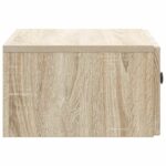 vidaXL Nástenná nočná skrinka so zásuvkou Dub sonoma 49 x 34,5 x 20 cm – Obrázok 5