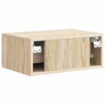 vidaXL Nástenná nočná skrinka 2 pcs Dub sonoma 49 x 34,5 x 20 cm – Obrázok 7