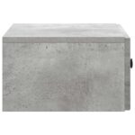 vidaXL Nástenná nočná skrinka Nástenný Betónovo sivá 49 x 34,5 x 20 cm – Obrázok 5