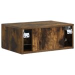 vidaXL Nástenná nočná skrinka so zásuvkou Dymový dub 49 x 34,5 x 20 cm – Obrázok 6
