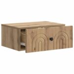 vidaXL Nástenná nočná skrinka 2 pcs Dub artisan 49 x 34,5 x 20 cm – Obrázok 4