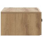 vidaXL Nástenná nočná skrinka 2 pcs Dub artisan 49 x 34,5 x 20 cm – Obrázok 6