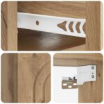 vidaXL Nástenná nočná skrinka 2 pcs Dub artisan 49 x 34,5 x 20 cm – Obrázok 8