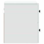 vidaXL Nástenná nočná skrinka Nástenný 2 pcs Biela 33 x 34,5 x 40 cm – Obrázok 6