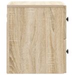 vidaXL Nástenná nočná skrinka 2 pcs Dub sonoma 33 x 34,5 x 40 cm – Obrázok 6