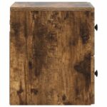 vidaXL Nástenná nočná skrinka 2 pcs Dymový dub 33 x 34,5 x 40 cm – Obrázok 6