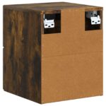 vidaXL Nástenná nočná skrinka 2 pcs Dymový dub 33 x 34,5 x 40 cm – Obrázok 7