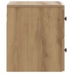 vidaXL Nástenná nočná skrinka 2 pcs Dub artisan 33 x 34,5 x 40 cm – Obrázok 6