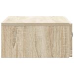 vidaXL Nástenný bočný stôl Dub sonoma 59 x 34,5 x 17 cm – Obrázok 5