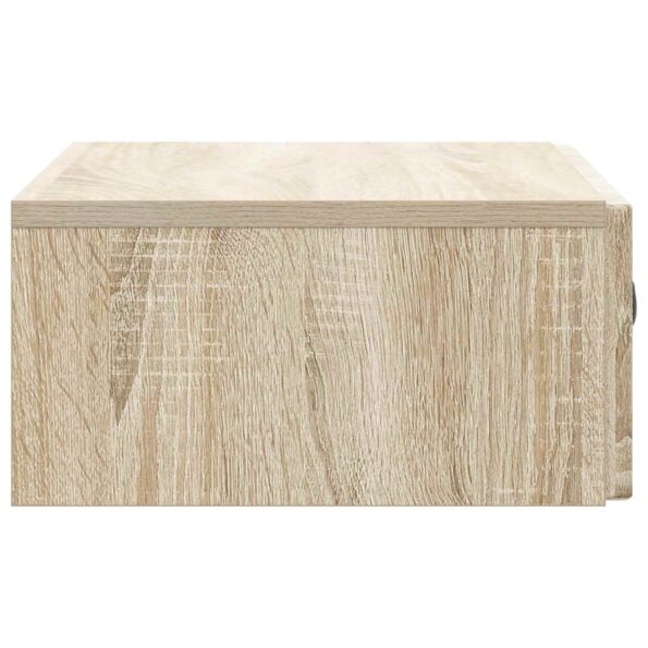 vidaXL Nástenný bočný stôl Dub sonoma 59 x 34,5 x 17 cm – Obrázok 5