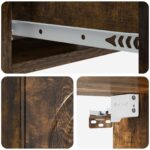 vidaXL Nástenný bočný stôl Dymový dub 59 x 34,5 x 17 cm – Obrázok 7