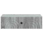 vidaXL Nástenný bočný stôl Sivá sonoma 59 x 34,5 x 17 cm – Obrázok 4