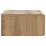 vidaXL Nástenný bočný stôl Dub artisan 59 x 34,5 x 17 cm – Obrázok 5