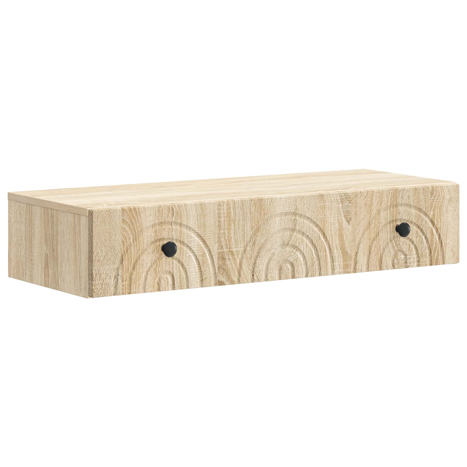898157_1.jpg vidaXL Nástenný bočný stôl Dub sonoma 87,5 x 34,5 x 17 cm – Obrázok 1