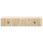 vidaXL Nástenný bočný stôl Dub sonoma 87,5 x 34,5 x 17 cm – Obrázok 4