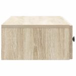 vidaXL Nástenný bočný stôl Dub sonoma 87,5 x 34,5 x 17 cm – Obrázok 5