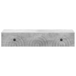vidaXL Nástenný bočný stôl Betónovo sivá 87,5 x 34,5 x 17 cm – Obrázok 4