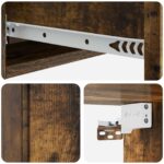 vidaXL Nástenný bočný stôl Dymový dub 87,5 x 34,5 x 17 cm – Obrázok 7