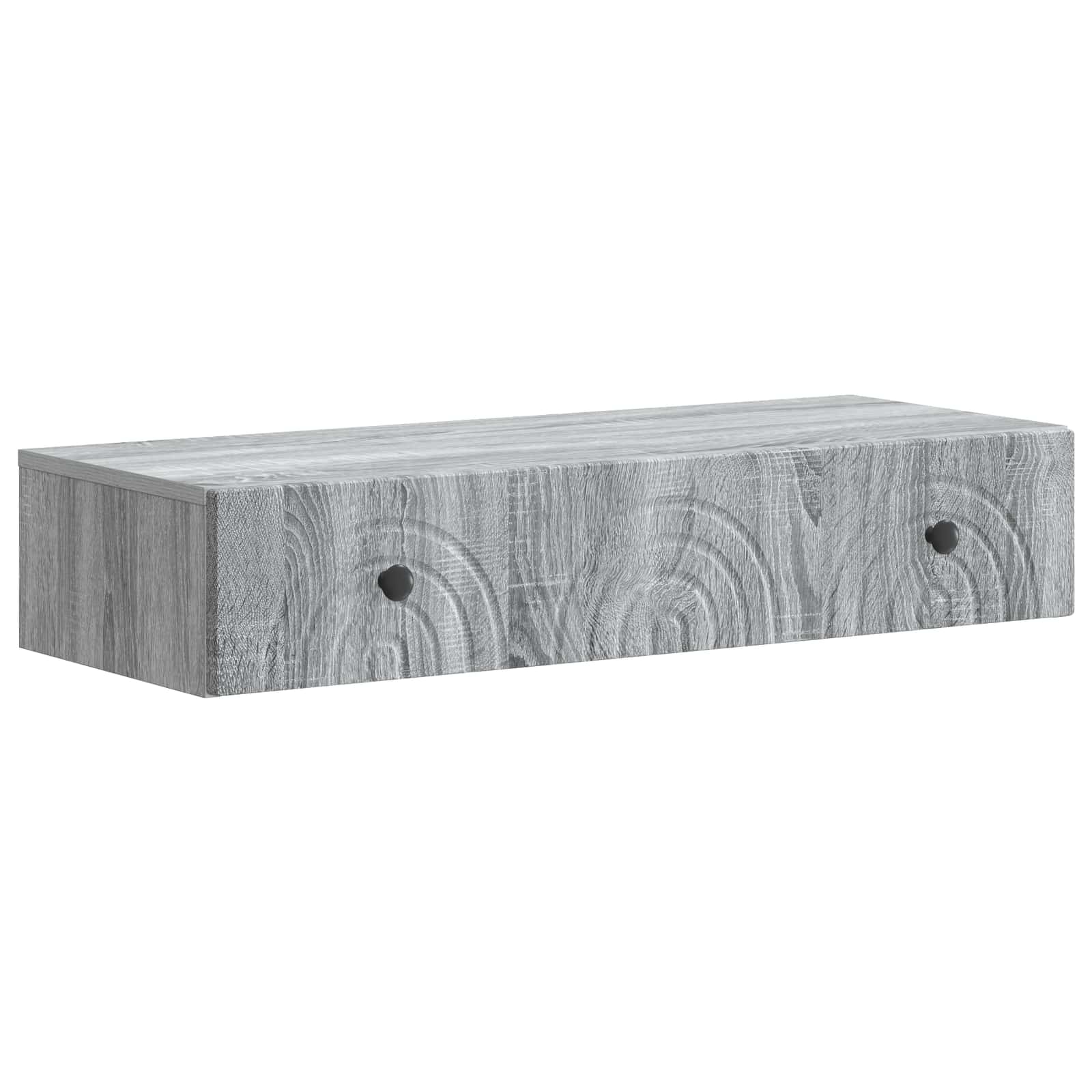 898161_1.jpg vidaXL Nástenný bočný stôl Sivá sonoma 87,5 x 34,5 x 17 cm – Obrázok 1