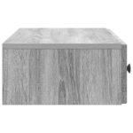 vidaXL Nástenný bočný stôl Sivá sonoma 87,5 x 34,5 x 17 cm – Obrázok 5