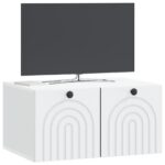 vidaXL Nástenná TV skrinka Biela 59,5 x 41 x 30 cm Kompozitné drevo – Obrázok 3