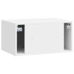 vidaXL Nástenná TV skrinka Biela s vysokým leskom 59,5 x 41 x 30 cm – Obrázok 8