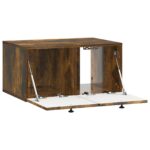 vidaXL Nástenná TV skrinka Nástenný Dymový dub 59,5 x 41 x 30 cm – Obrázok 5